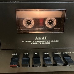 AKAI・CS-705D／ステレオカセットデッキの画像