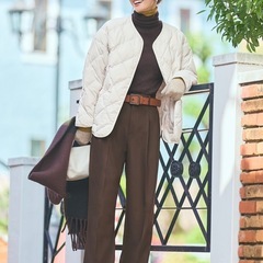 タックワイドパンツ【UNIQLO】の画像