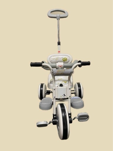 【外で未使用】ディズニー トライクピュア 三輪車（ホワイト）かじとり おしゃれ トイザらス限定