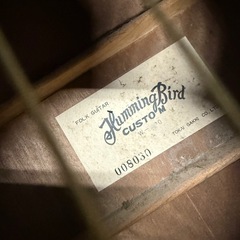 Tokai Humming Bird Wシリーズ アコースティックギターの画像