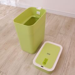 【新品未使用】 EKO スマートセンサービン8L ライム センサー式ごみ箱の画像