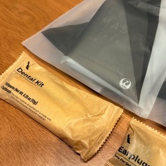 JAL アメリカン航空 アメニティの画像