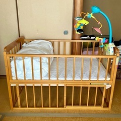 【値下げ❗️】ベビーベッド　布団一式　赤ちゃん　ベビー用品