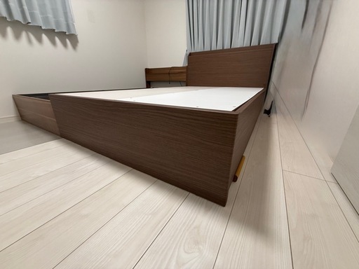 【再掲載】【美品！】【ニトリ】セミダブルベッドフレーム（定価54,990円）