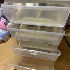 (決定)4段衣類収納ケースの画像