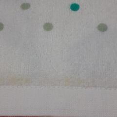 水色の花柄バスタオルの画像