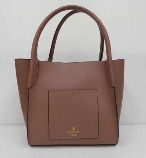 LANVIN ランバン オンブルー ハンドバッグ ミニポーチ付き 中古