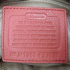 COACH コーチ シグネチャー ハンドバッグ M1382-F23297 中古の画像