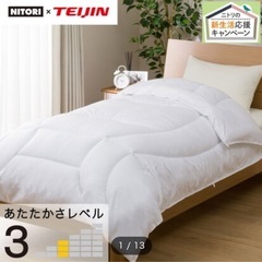 NITORI ボリューム抗菌防臭防ダニ掛け布団　シングルの画像