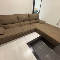 【ジャンク品】3人がけソファ