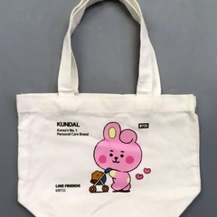 (新品)KUNDAL BT21 トートバッグ ホワイト