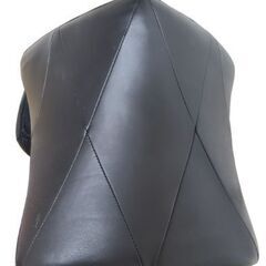 美品　1人掛けソファ/椅子/1人掛けチェア　ブラック革の画像