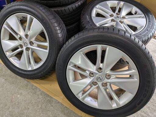 中古アルミ17X7.0エクシーダ ハリアー、ヴェルファイア、カムリなど　美品！ 中古アルミ17X7.0エクシーダ ハリアー、ヴェルファイア、カムリ