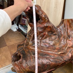木製オブジェ 置物 和インテリア 【引取希望】の画像