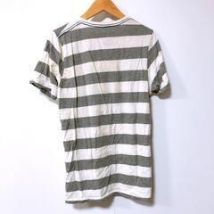 【glory crew（グローリークルー）】半袖ボーダーカットソー（Ｍ）の画像