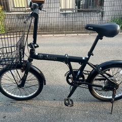 JEEP 20インチ 折り畳み自転車（ブラック）