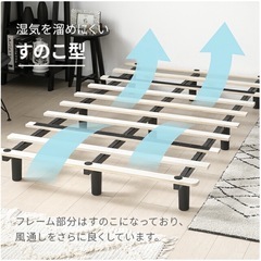 【お取引済】シングルベッド ベット 新品未使用品の画像