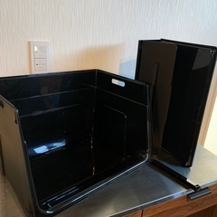 収納ケース4個・フタ付き 前開き ビッグエル の画像