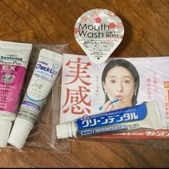 歯磨き3本＆　
マウスウォッシュ