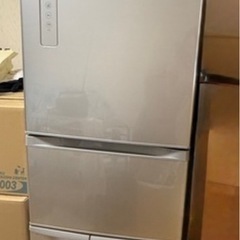 福岡市内配送設置無料 GR-H38SXV-ZT 冷蔵庫 クリアブラウン [3ドア /右 