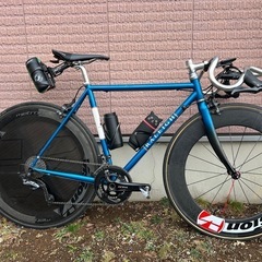 クロモリ TT ホイール抜き アルテグラ組