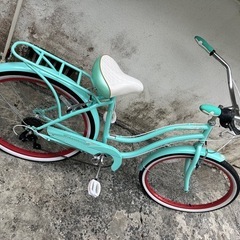 美品‼️7段ギア26インチshuwinnビーチクルーザーシュウイン自転車バイク通勤車通学車街乗りバイク🍉プロフ必要の画像