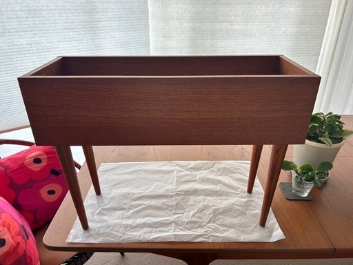 北欧/チーク無垢材/定価￥55,000程/状態良好/プランター