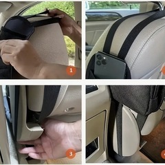 【新品】カーシート サイドポケット ブラック の画像