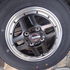新品未使用軽トラ　バン　用新品未使用アルミホイール車検対応の画像
