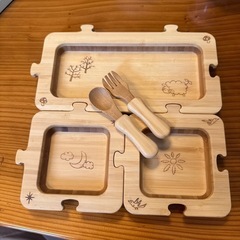 お値下げ　　木製おしゃれなお皿