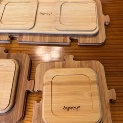 お値下げ　　木製おしゃれなお皿の画像