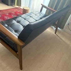 カリモク60 Kチェア 2シーター 美品の画像