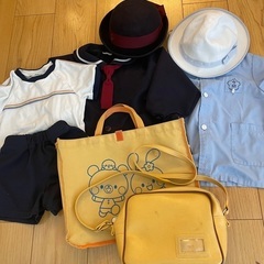 今渡幼稚園　夏冬制服帽子　体操服上下　通園バッグ