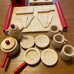 木製おままごとセットの画像