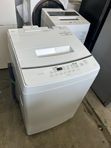 アイリスオーヤマ 全自動洗濯機 【中古】IAW-T804E 2022年製 洗濯容量8kg