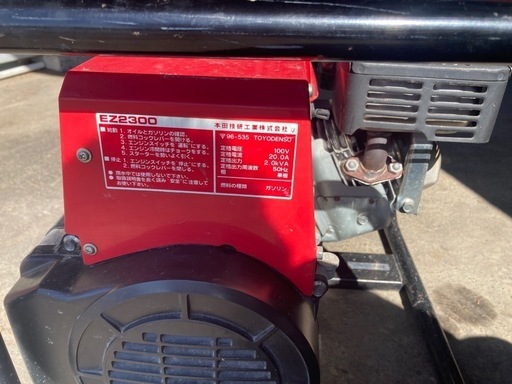 発電機　100V ホンダ　EZ2300 