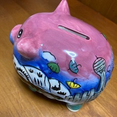 ブタの貯金箱　アメリカ　シアトルの画像