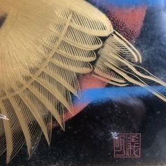 鳥図柄、額縁
の画像