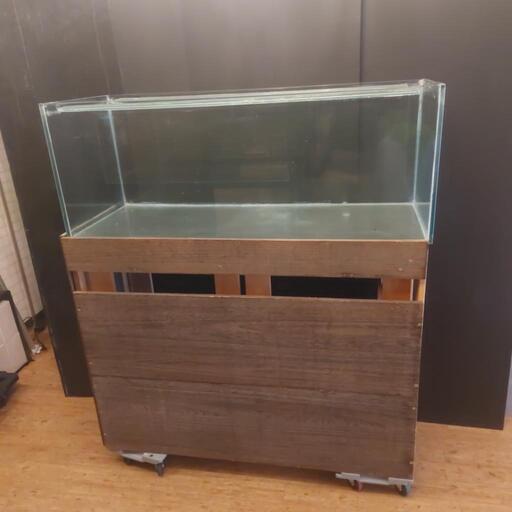 【❗大特価品❗】120cmオールガラス水槽　水槽台セット