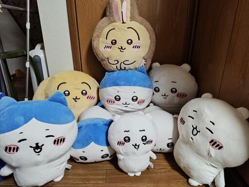 【お店着くまで午前中】９点ビッグちいかわぬいぐるみセット②