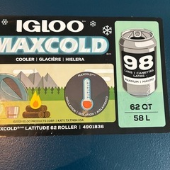 IGLOO クーラーボックス　未使用品の画像