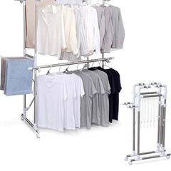 【4/6,12,13のみ】折りたたみ室内物干しの画像