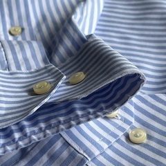 ブルックスブラザーズ Brooks Brothers  ワイドカラー シャツ REGEND ストライプ ブルー 15-4/5の画像