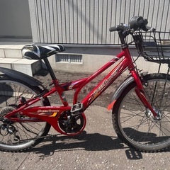 22インチ 子供用自転車 マウンテンバイク 6段変速 SPEED...