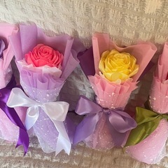 リボンフラワー 枯れないお花の画像