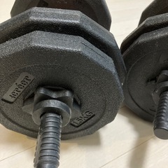 可変式ダンベル 約5-7キロ 2個の画像