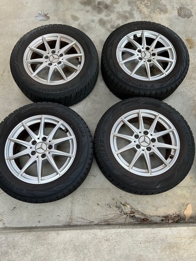 ご成約！★ベンツ純正　W177　Aクラス　★16インチ×6.5J +44 5穴-PCD112ミリ　★ヨコハマアイスガード　スタッドレス　205/60R16　A1774011100