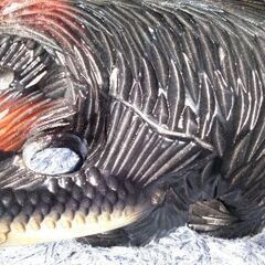 木彫り熊　大小の画像