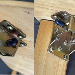 天然木製テーブル900×600×330の画像