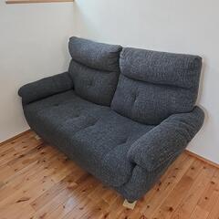 2Pソファ ハイバック グレー